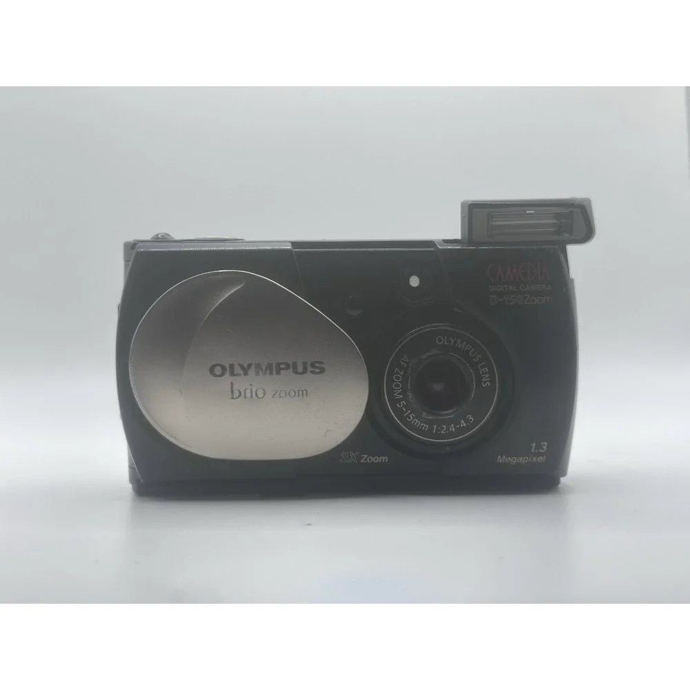 Olympus CAMEDIA D-150 Zoom Brio Zoom Digital Camera Untested For Parts / Repair
